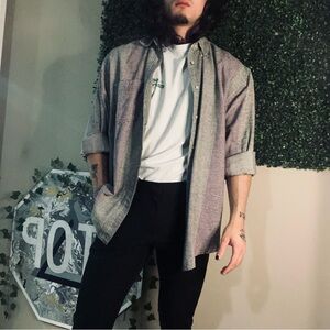 VINTAGE oversized flannel